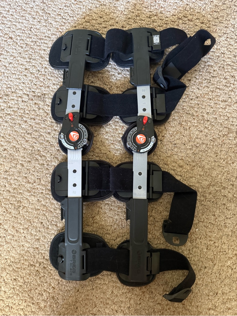 Breg T Scope Premier Post-Op Hinged Knee Brace ROM Universal Adjustable